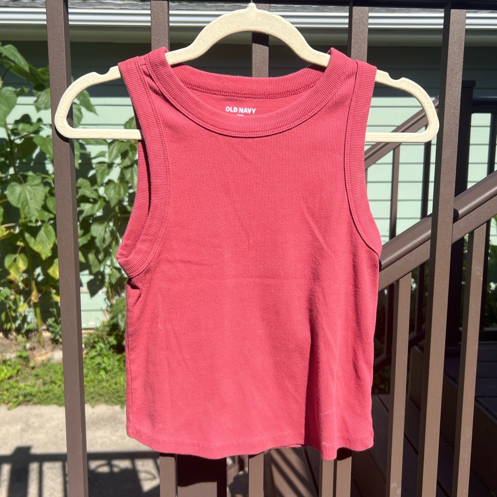 Old Navy Red short Tank Top